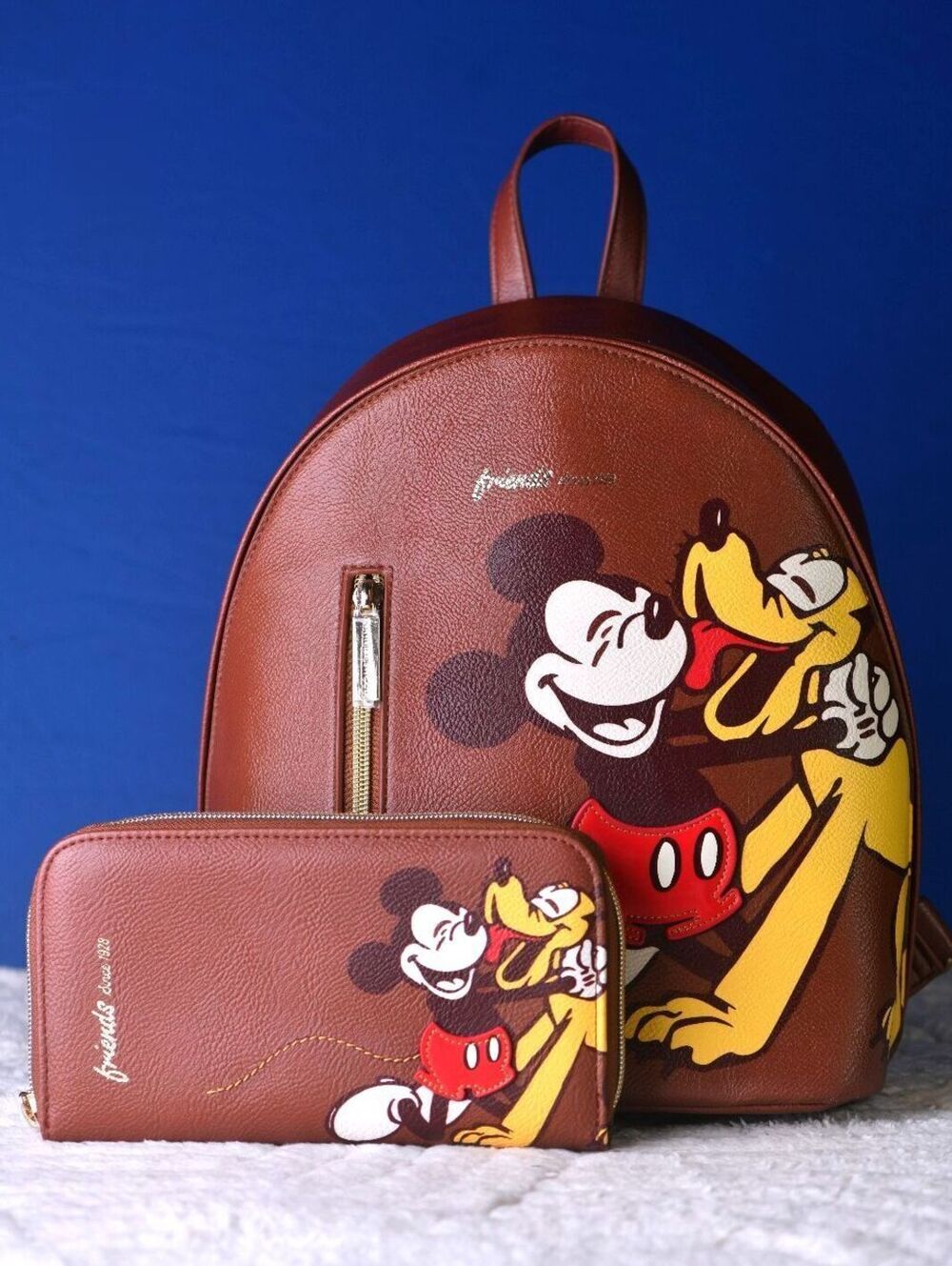 Danielle Nicole Mickey Mouse & Pluto Backpack & Wallet-NWOT